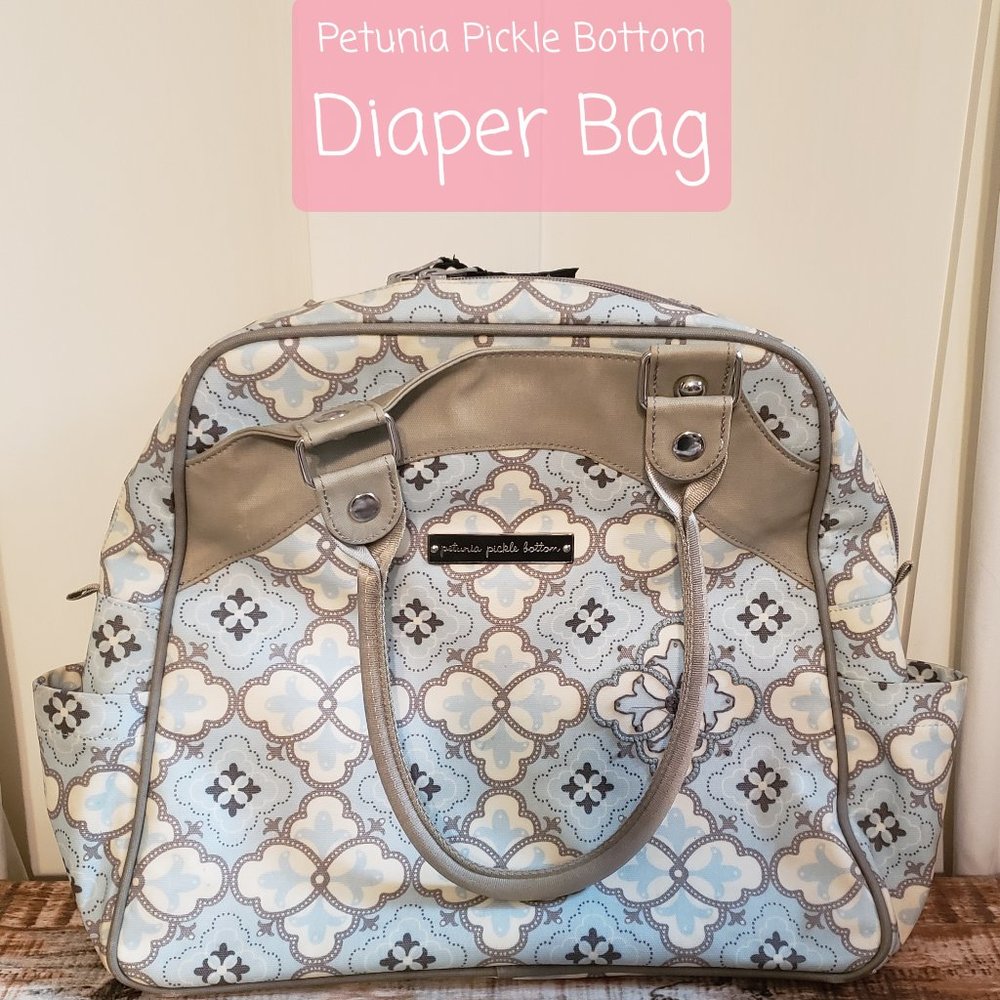 Petunia Pickle Bottom Sashay Satchel Diaper Bag, Classically Crete